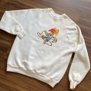 woody the woodpecker sweatshirt, 80’s sweatshirt, Macy’s Texas promo.